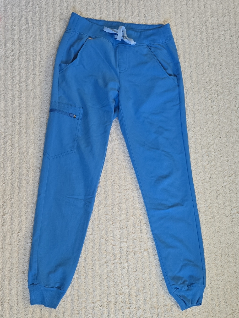 XXS Capri Blue Figs Scrubs Joggers